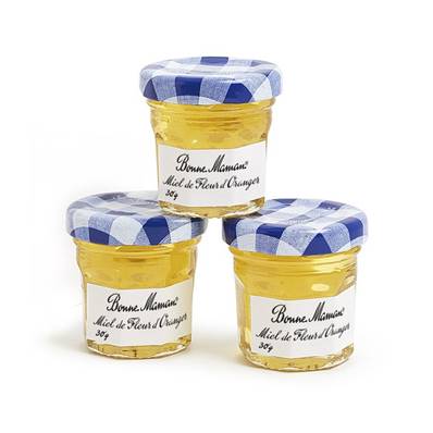 Bonne Maman Individual Honey Pots (15)-Fleur d'Oranger (BBE 31/12/24)