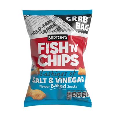 Burton's Fish 'n' Chips - Salt & Vinegar