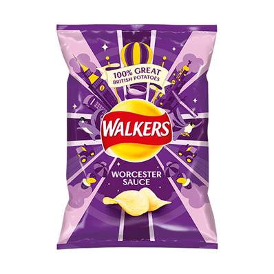 Walkers French Fries Worcester Sauce Box