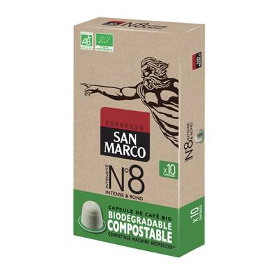 San Marco Espresso No.8 Capsules (Nespresso) Bio/Compostable