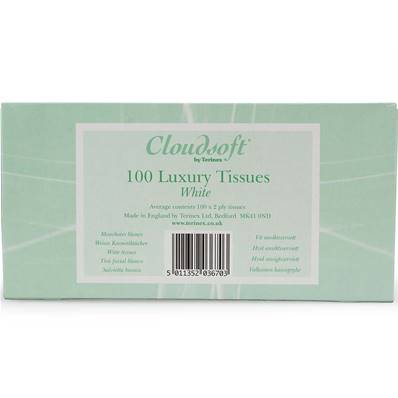 Cloudsoft Luxury Facial Tissues 2 Ply°