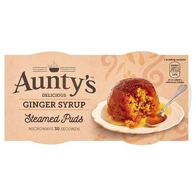 Aunty's Ginger Syrup Steamed Puddings