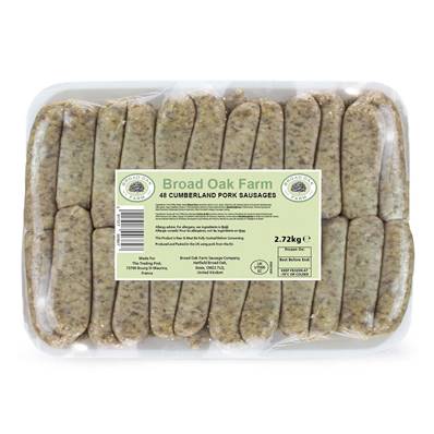 Broad Oak Farm Cumberland Sausages (48 PACK)