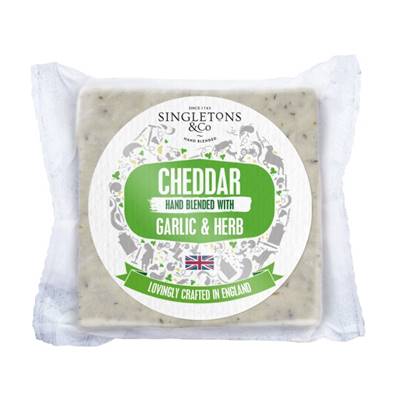 Singletons & Co Cheddar with Garlic & Herb