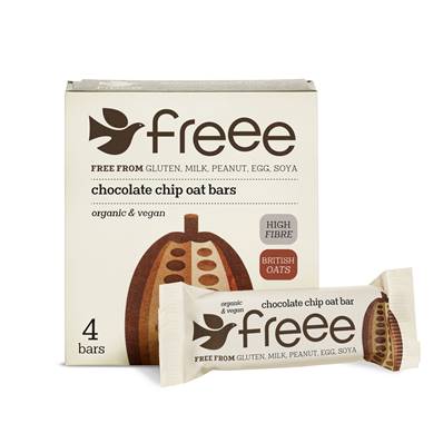 Doves Farm - Gluten-Free, Org Choc Chip Oat Bar (4 pack)