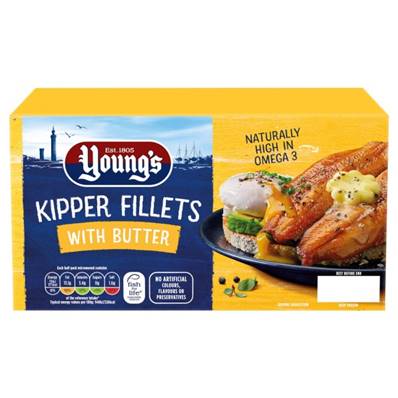 Young's Kipper Fillets with Butter