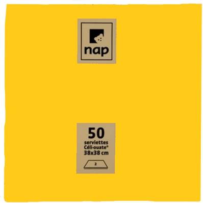Napkins - Yellow - 38x38cm