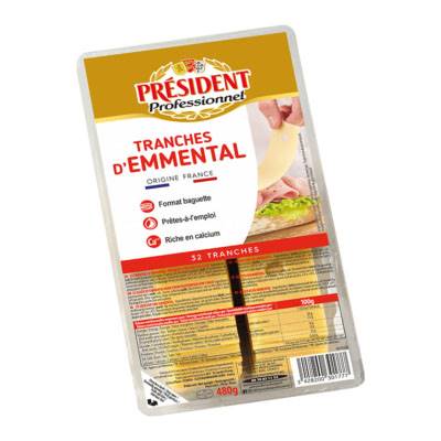 President Sliced Emmental Cheese