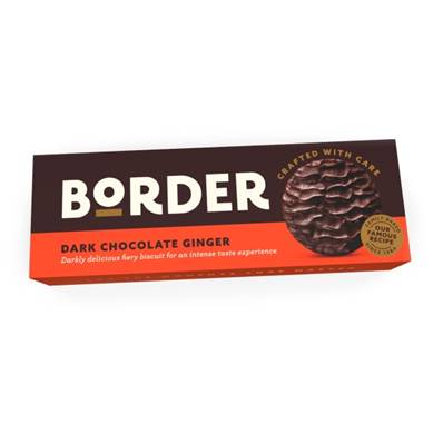 Border Dark Chocolate Ginger Biscuits