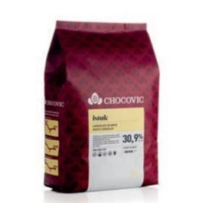 Chocovic Chocolate Couverture White 30.9% Cocoa