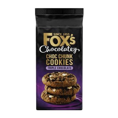 Fox's Fabulous Triple Chocolate Cookies