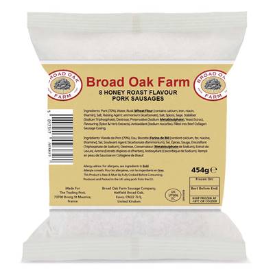 Broad Oak Farm Honey Roast Sausages 