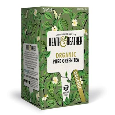 Heath & Heather Organic Tea - Pure Green Tea