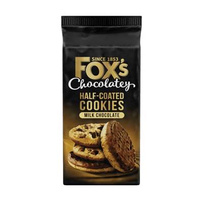 Fox's Fabulous Half-Coated Milk Chocolate Cookies