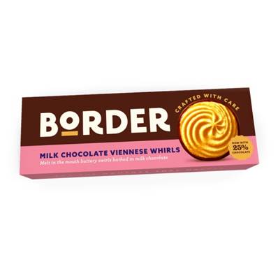 Border Milk Chocolate Viennese Whirls