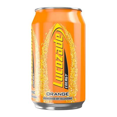 Lucozade Orange Cans (BBE 31/01/25)