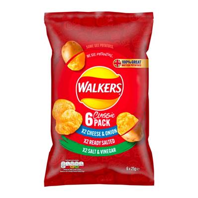 Walkers Variety 6 pack