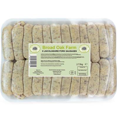 Broad Oak Farm Lincolnshire Sausages (48 PACK)