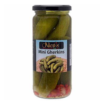 Nico's Mini Gherkins Mediterranean Delight