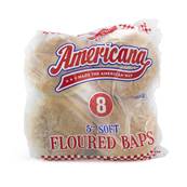 Americana 5" Floured Baps