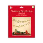 Christmas Decorations - Gold Star Bunting